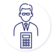 記帳代行のイメージアイコンです